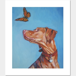 Vizsla Fine Art Painting Posters and Art